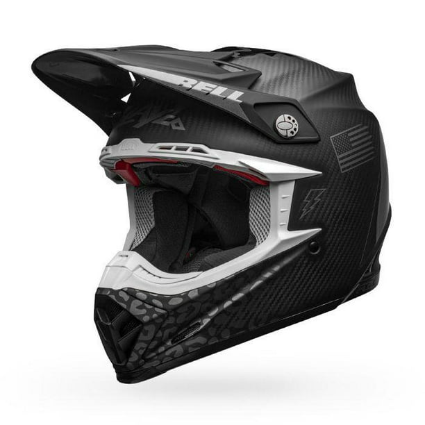 Bell Moto-9 Flex Dirt Helmet Hound Matte/Gloss Red/White/Black - X-Large 